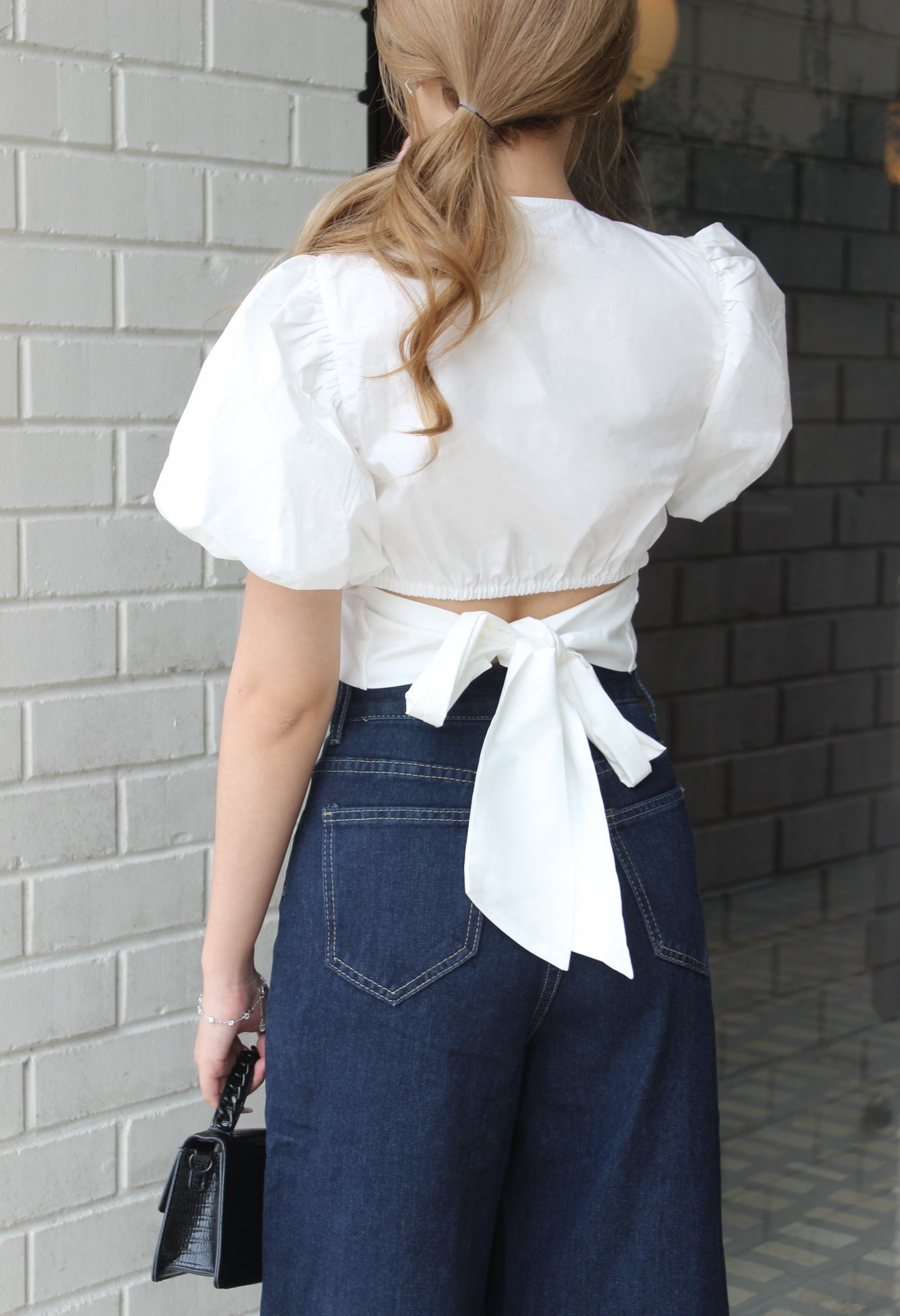 White Bubble Top