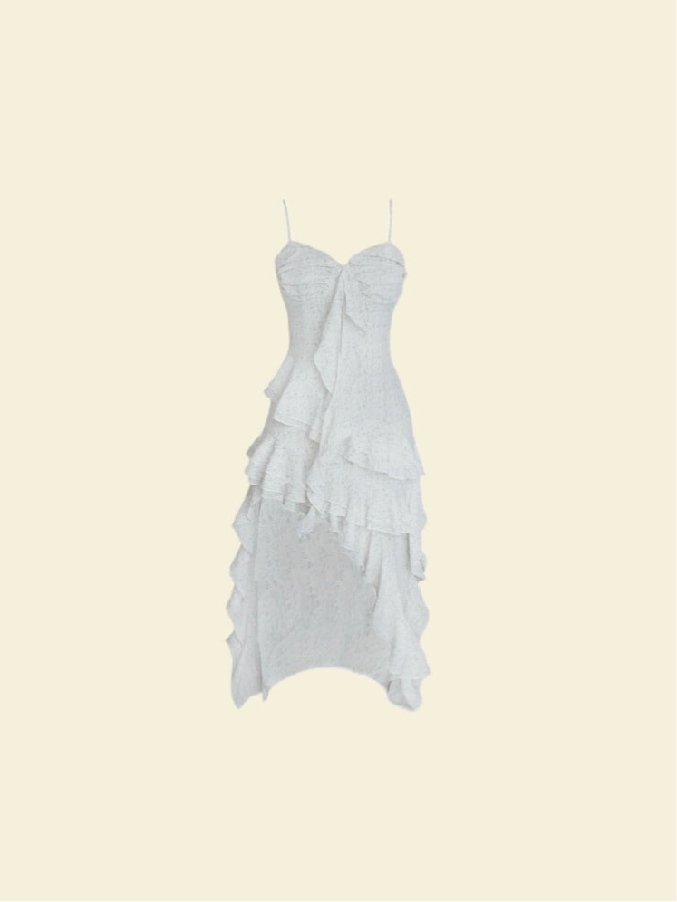 Ruffled Floral Dress