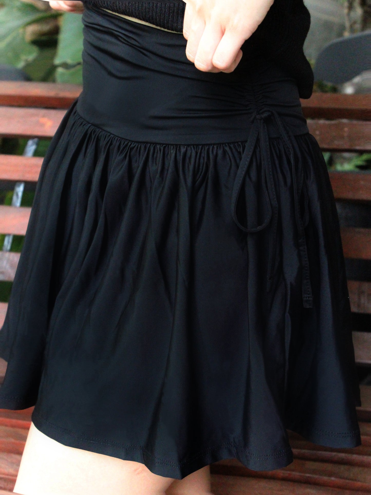 119.Midnight Bow Skirt