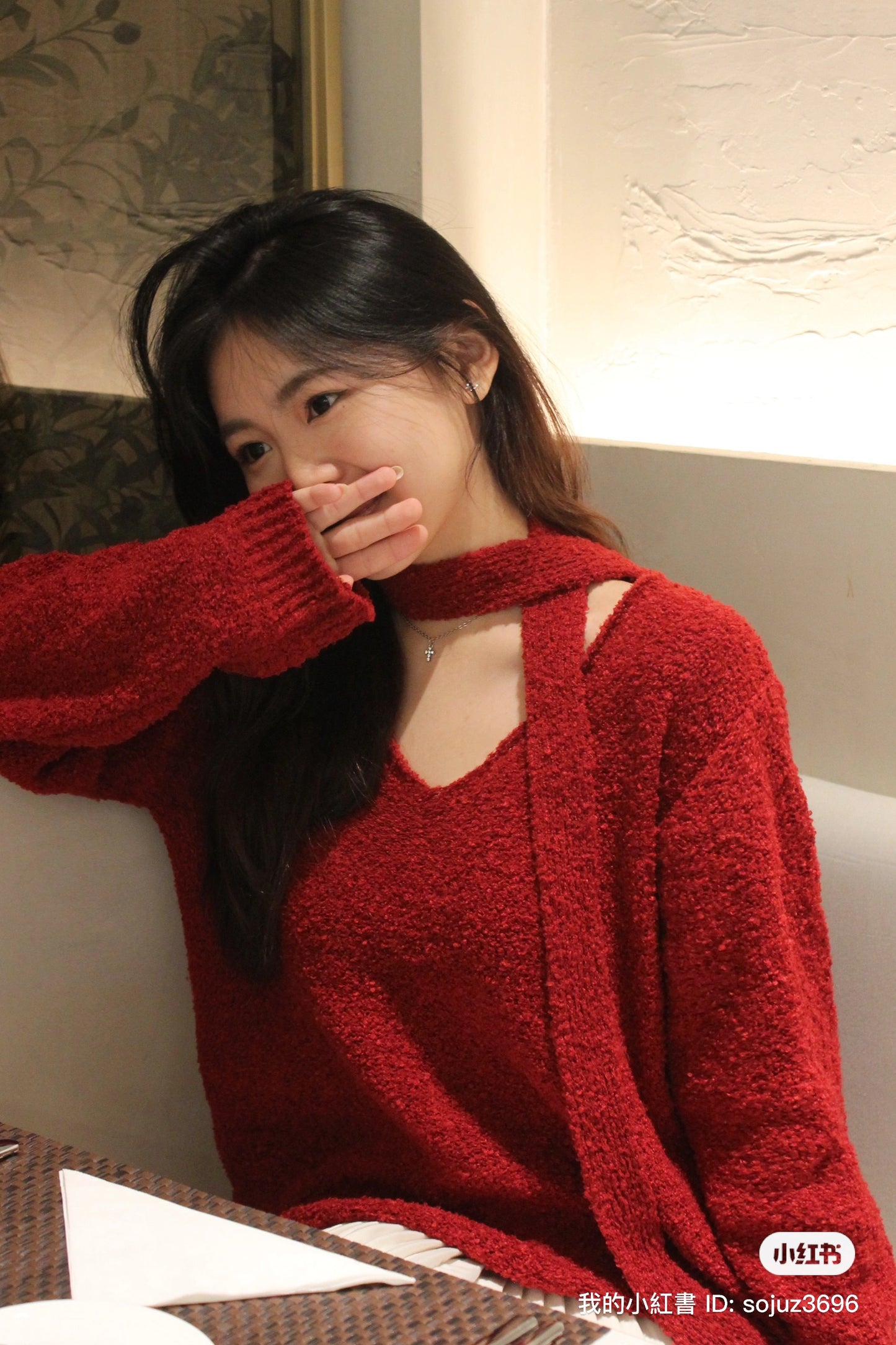 Long Red Top