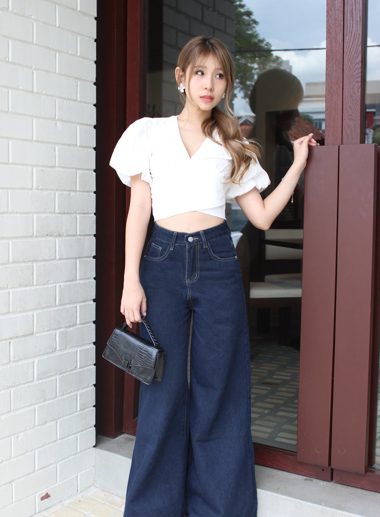 White Bubble Top