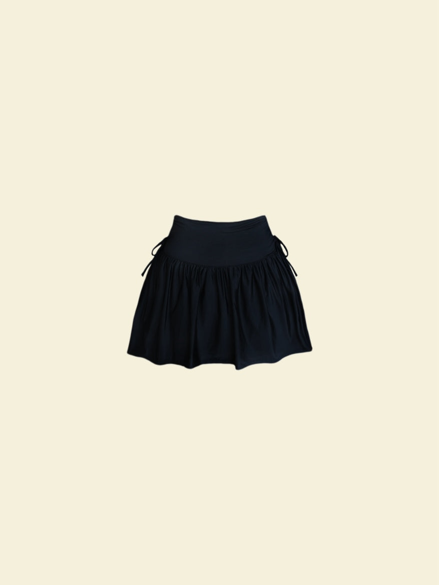 119.Midnight Bow Skirt