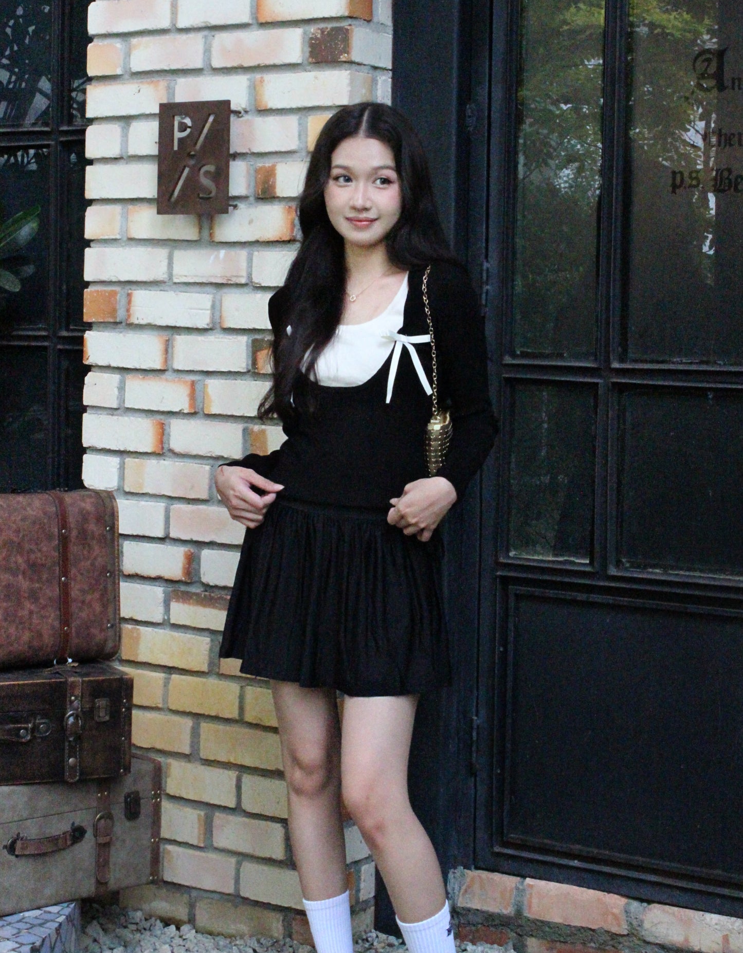 119.Midnight Bow Skirt