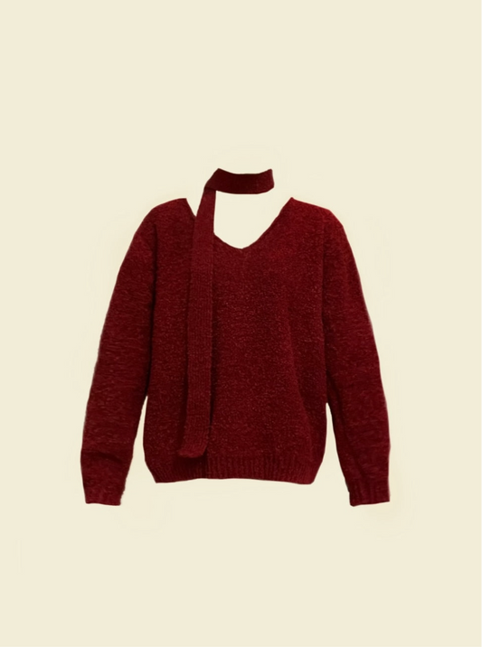 Long Red Top